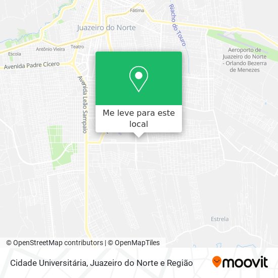 Cidade Universitária mapa