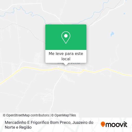 Mercadinho E Frigorifico Bom Preco mapa