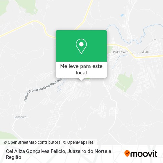 Cei Ailza Gonçalves Felicio mapa