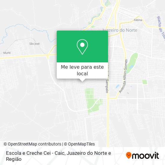 Escola e Creche Cei - Caic mapa