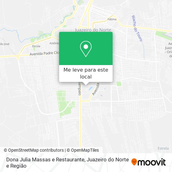 Dona Julia Massas e Restaurante mapa