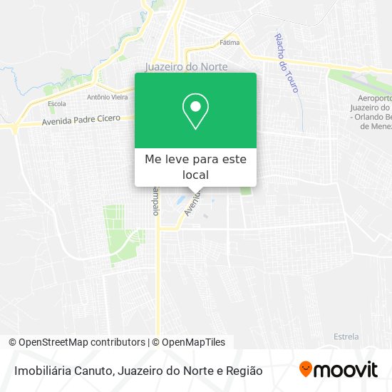 Imobiliária Canuto mapa