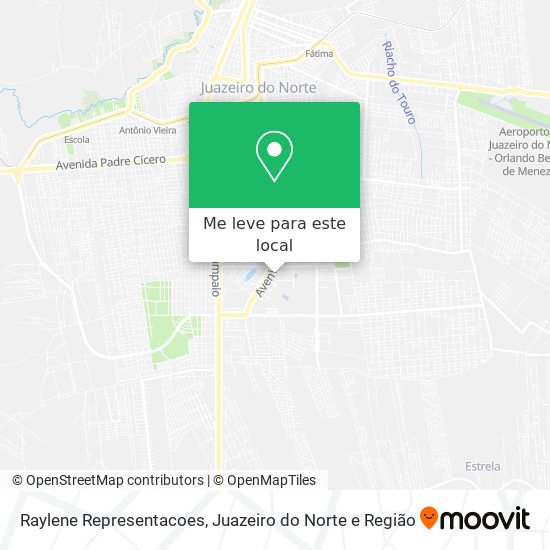 Raylene Representacoes mapa