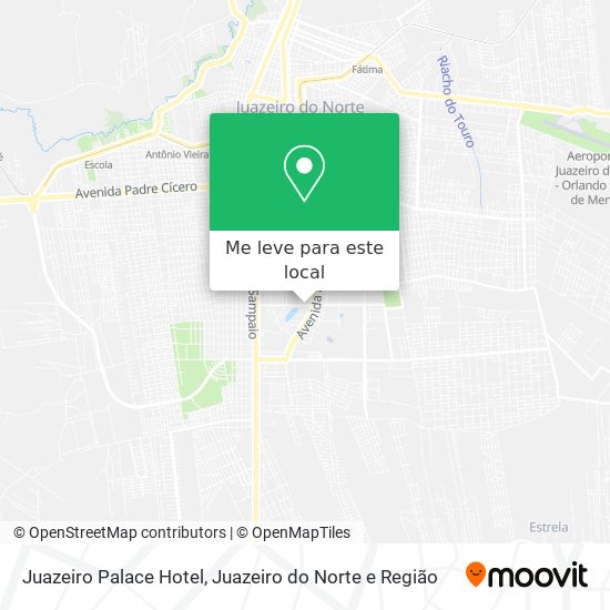 Juazeiro Palace Hotel mapa