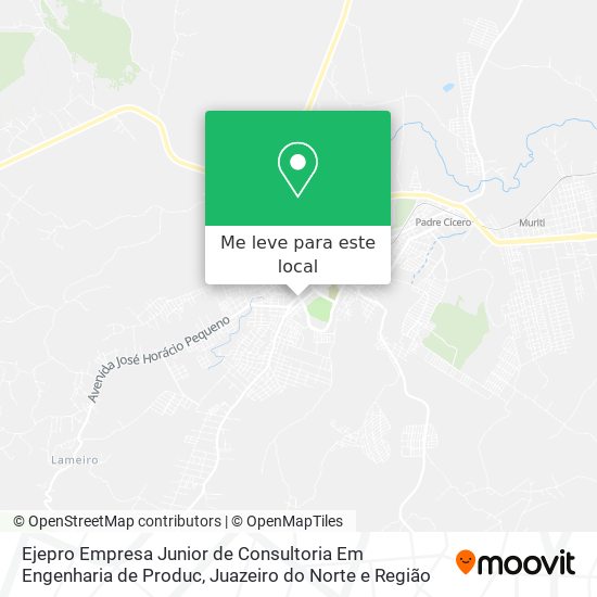 Ejepro Empresa Junior de Consultoria Em Engenharia de Produc mapa