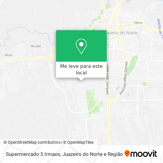 Supermercado 3 Irmaos mapa