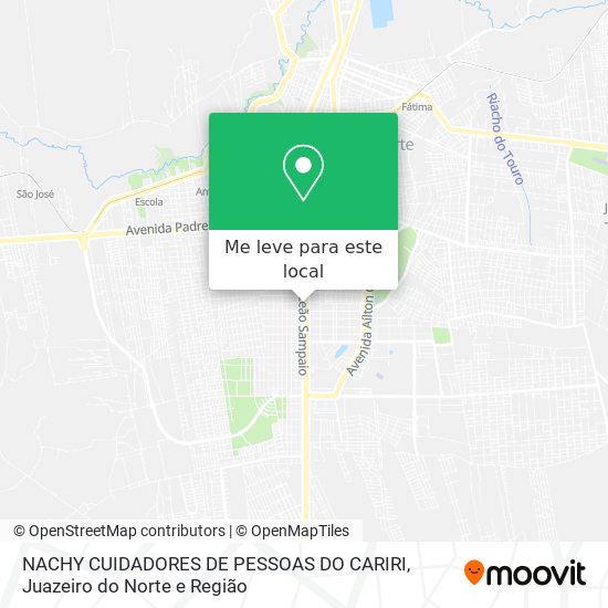 NACHY CUIDADORES DE PESSOAS DO CARIRI mapa