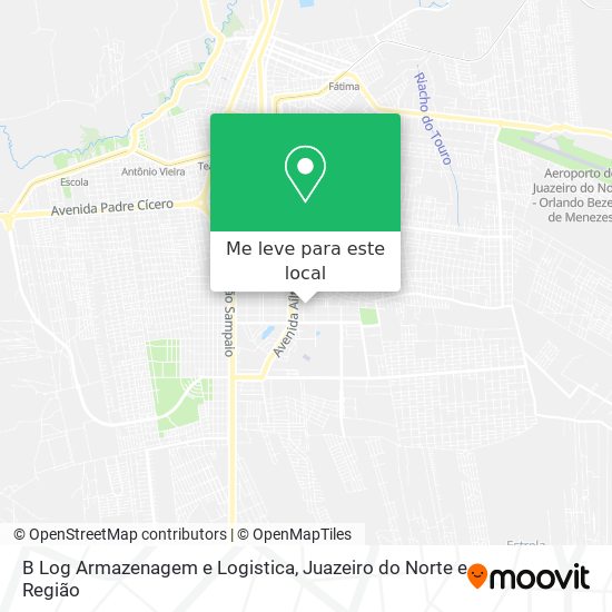 B Log Armazenagem e Logistica mapa