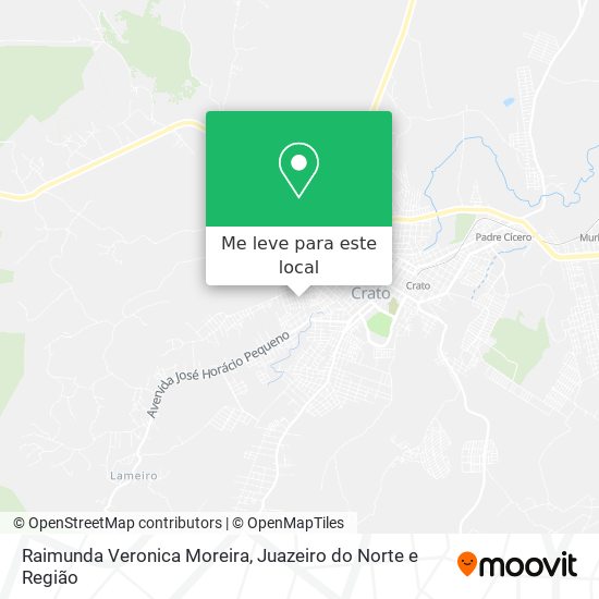 Raimunda Veronica Moreira mapa