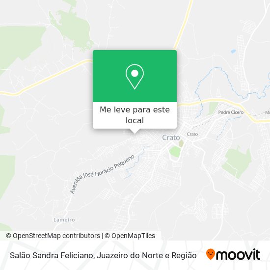 Salão Sandra Feliciano mapa