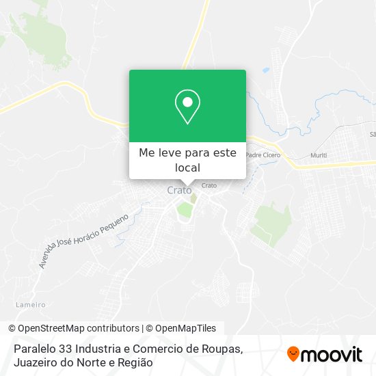 Paralelo 33 Industria e Comercio de Roupas mapa