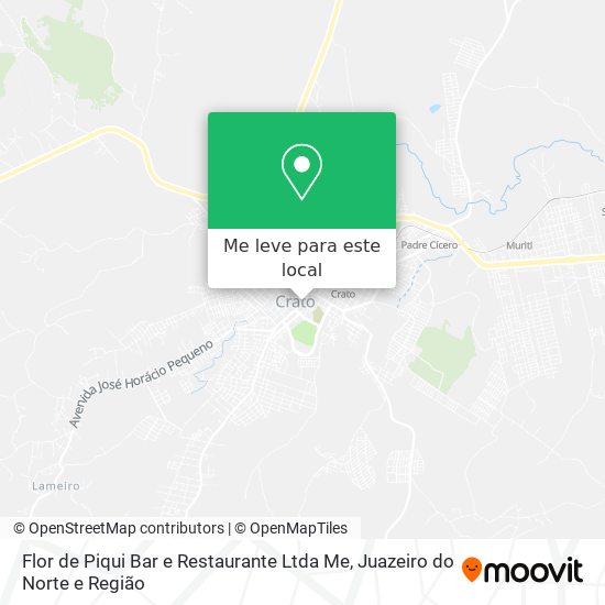 Flor de Piqui Bar e Restaurante Ltda Me mapa