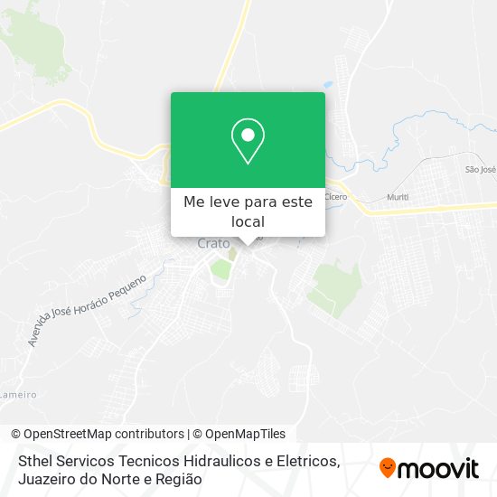 Sthel Servicos Tecnicos Hidraulicos e Eletricos mapa