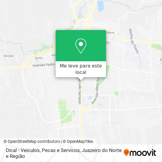 Dical - Veiculos, Pecas e Servicos mapa