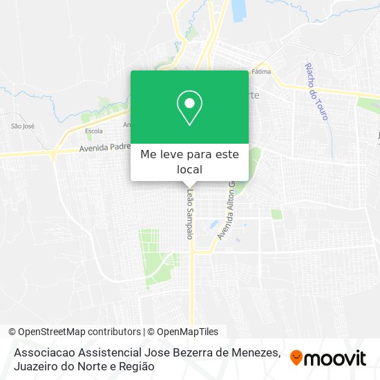 Associacao Assistencial Jose Bezerra de Menezes mapa