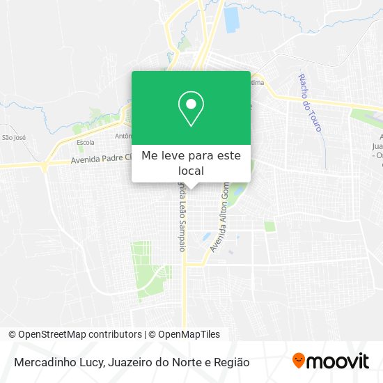 Mercadinho Lucy mapa