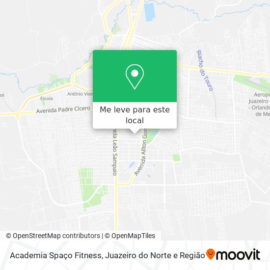 Academia Spaço Fitness mapa