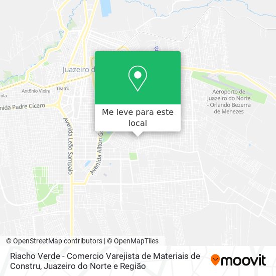 Riacho Verde - Comercio Varejista de Materiais de Constru mapa