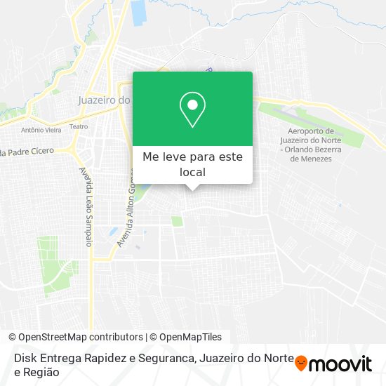 Disk Entrega Rapidez e Seguranca mapa