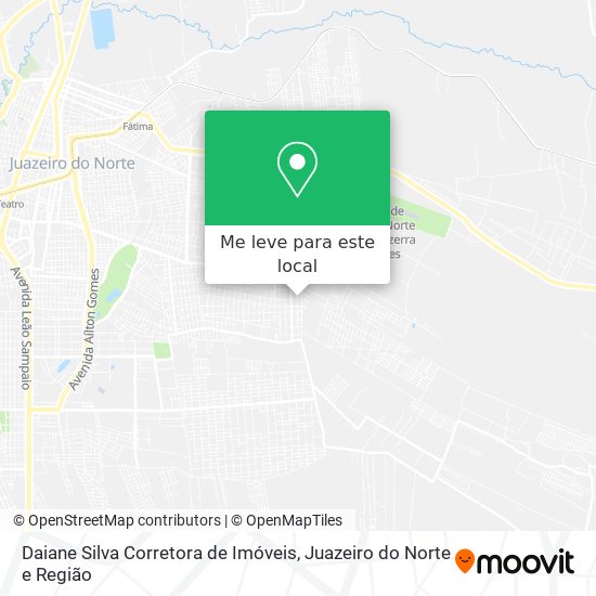 Daiane Silva Corretora de Imóveis mapa