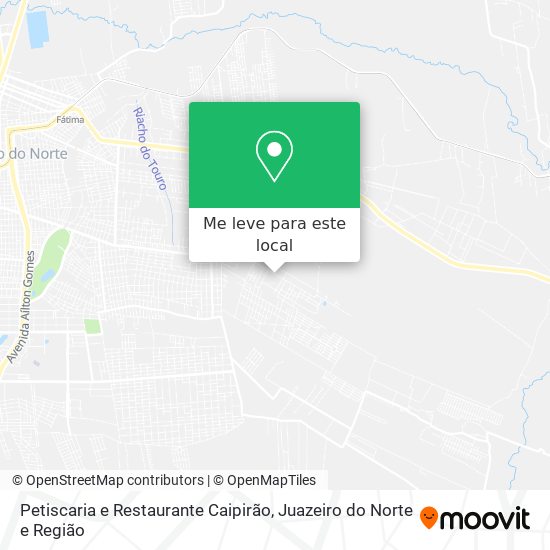 Petiscaria e Restaurante Caipirão mapa