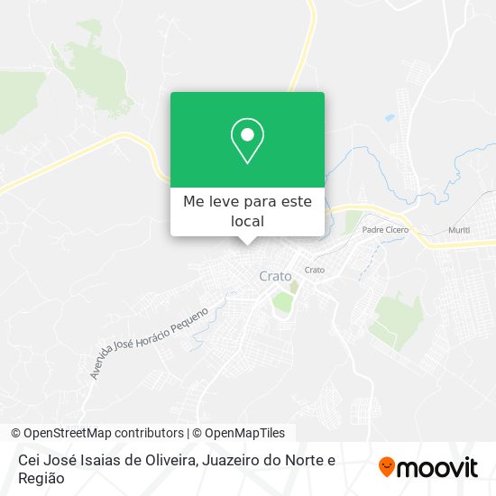 Cei José Isaias de Oliveira mapa
