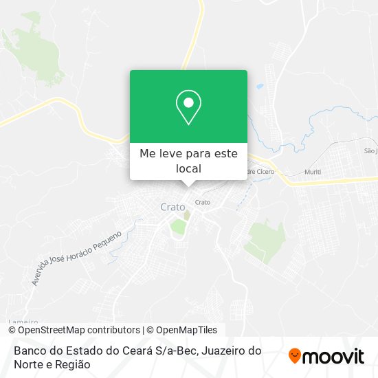 Banco do Estado do Ceará S / a-Bec mapa
