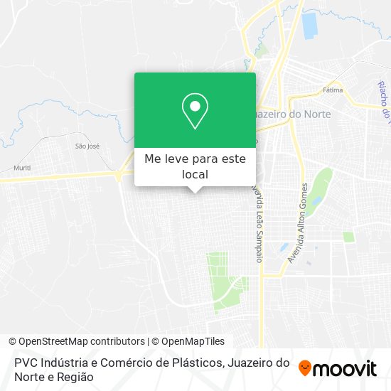 PVC Indústria e Comércio de Plásticos mapa