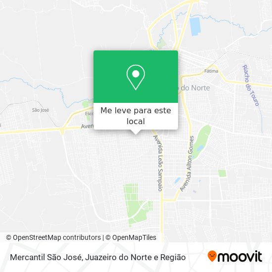 Mercantil São José mapa