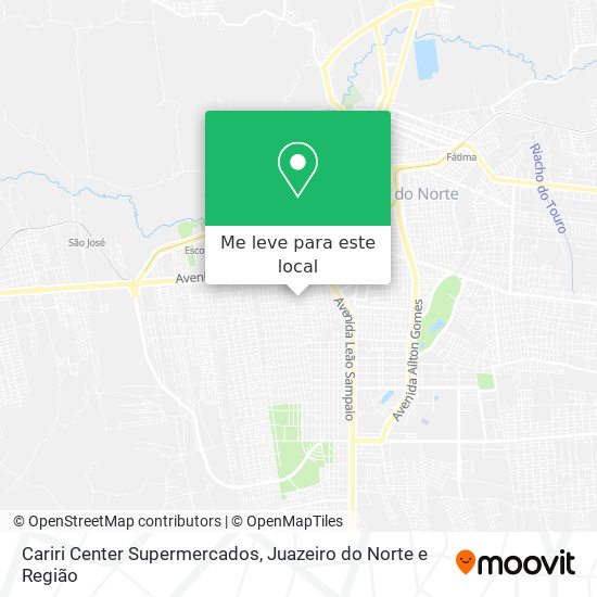 Cariri Center Supermercados mapa