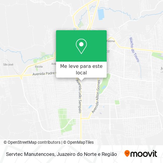 Servtec Manutencoes mapa