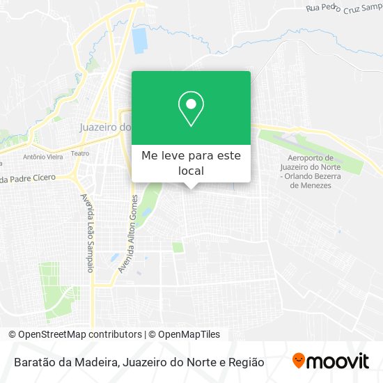Baratão da Madeira mapa