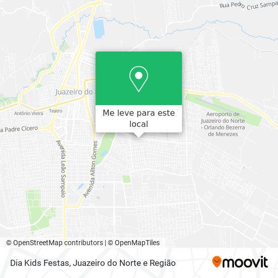 Dia Kids Festas mapa