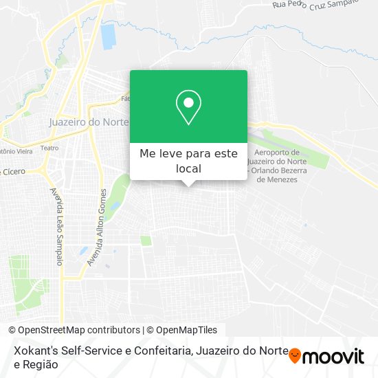 Xokant's Self-Service e Confeitaria mapa