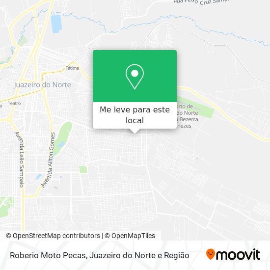 Roberio Moto Pecas mapa