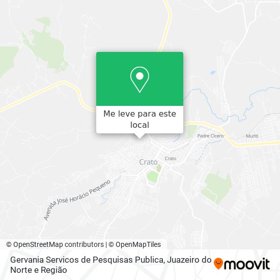 Gervania Servicos de Pesquisas Publica mapa
