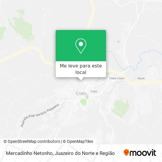 Mercadinho Netonho mapa