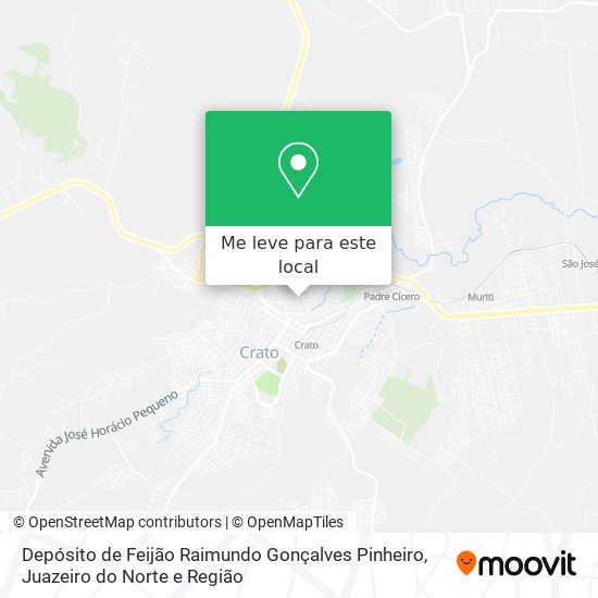 Depósito de Feijão Raimundo Gonçalves Pinheiro mapa