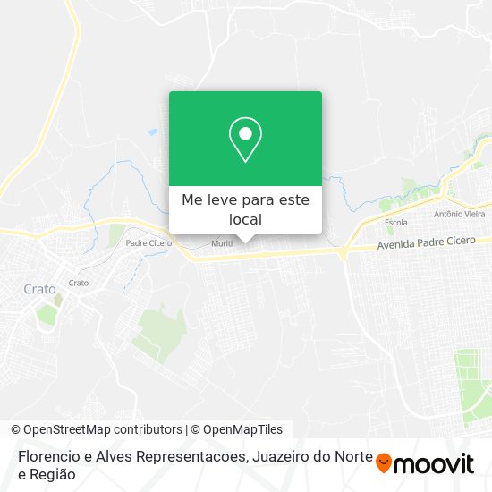 Florencio e Alves Representacoes mapa