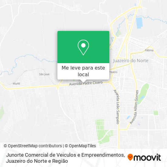 Junorte Comercial de Veiculos e Empreendimentos mapa