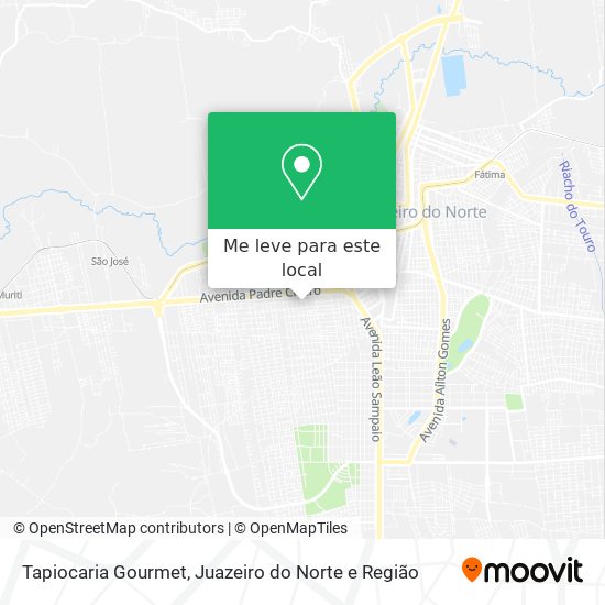 Tapiocaria Gourmet mapa