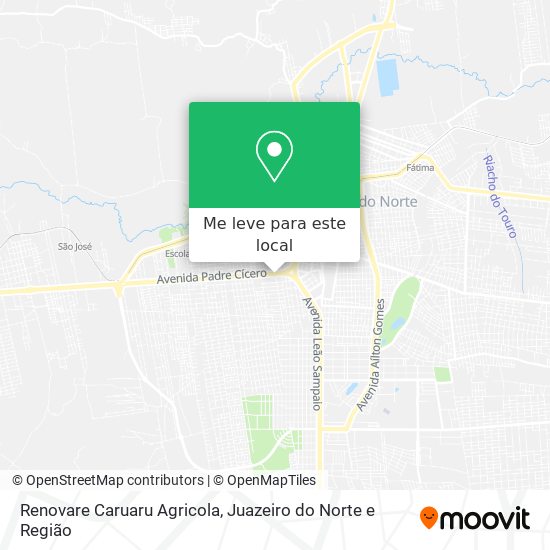 Renovare Caruaru Agricola mapa