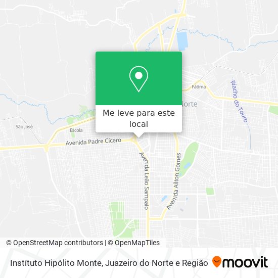 Instítuto Hipólito Monte mapa