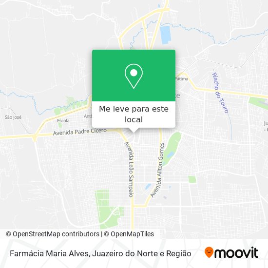 Farmácia Maria Alves mapa