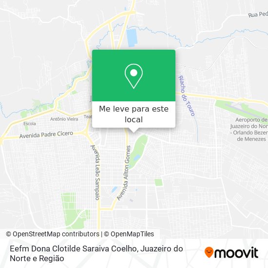 Eefm Dona Clotilde Saraiva Coelho mapa