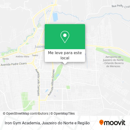 Iron Gym Academia mapa