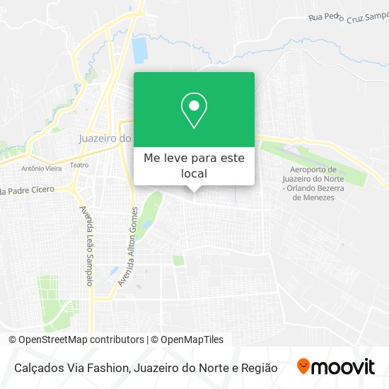 Calçados Via Fashion mapa