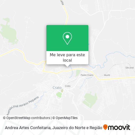 Andrea Artes Confeitaria mapa