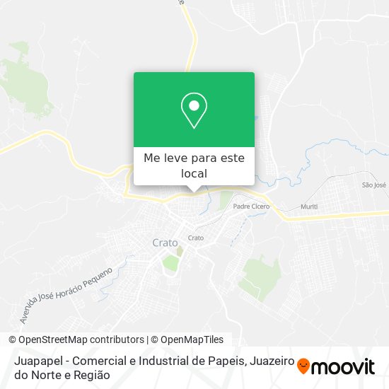 Juapapel - Comercial e Industrial de Papeis mapa