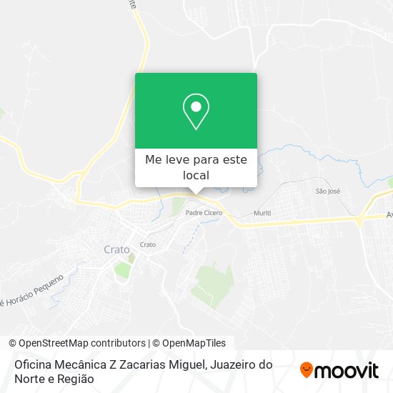 Oficina Mecânica Z Zacarias Miguel mapa